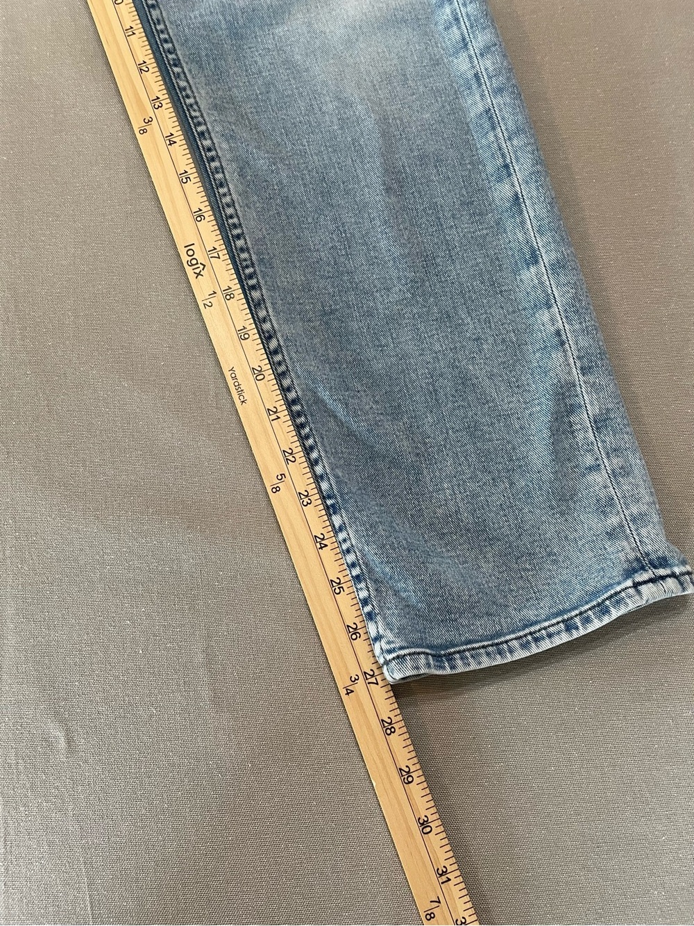 rag & bone Women’s Harlow Mid-Rise Ankle Straight Jeans Premium Denim - Picture 9 of 11